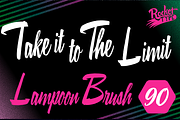 Lampoon Brush, a Font by Rocket Type (Thumbnail 5 of 6)