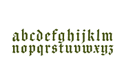 Medieval Sword Blackletter font, a Blackletter Font by Mark Skitsky (Thumbnail 5 of 7)