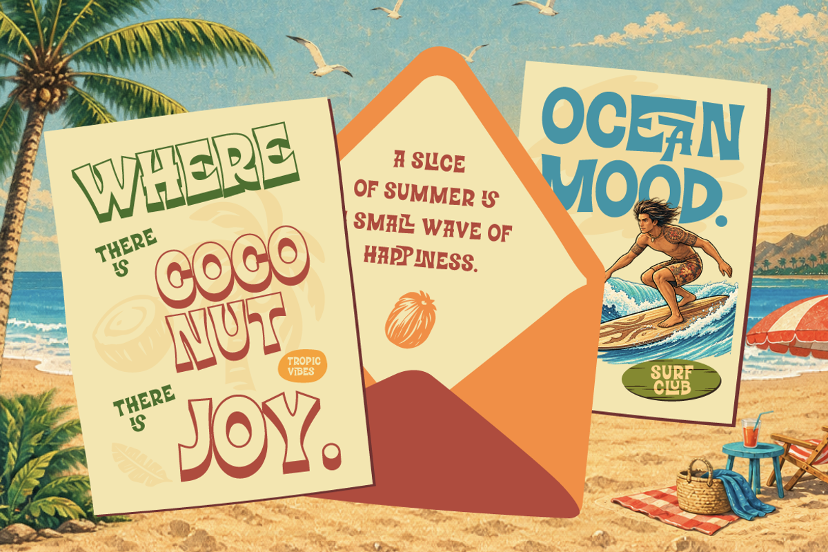 Nestafu - Hawaiian Display Font, a Sans Serif Font by Burntilldead (Photo 10 of 12)