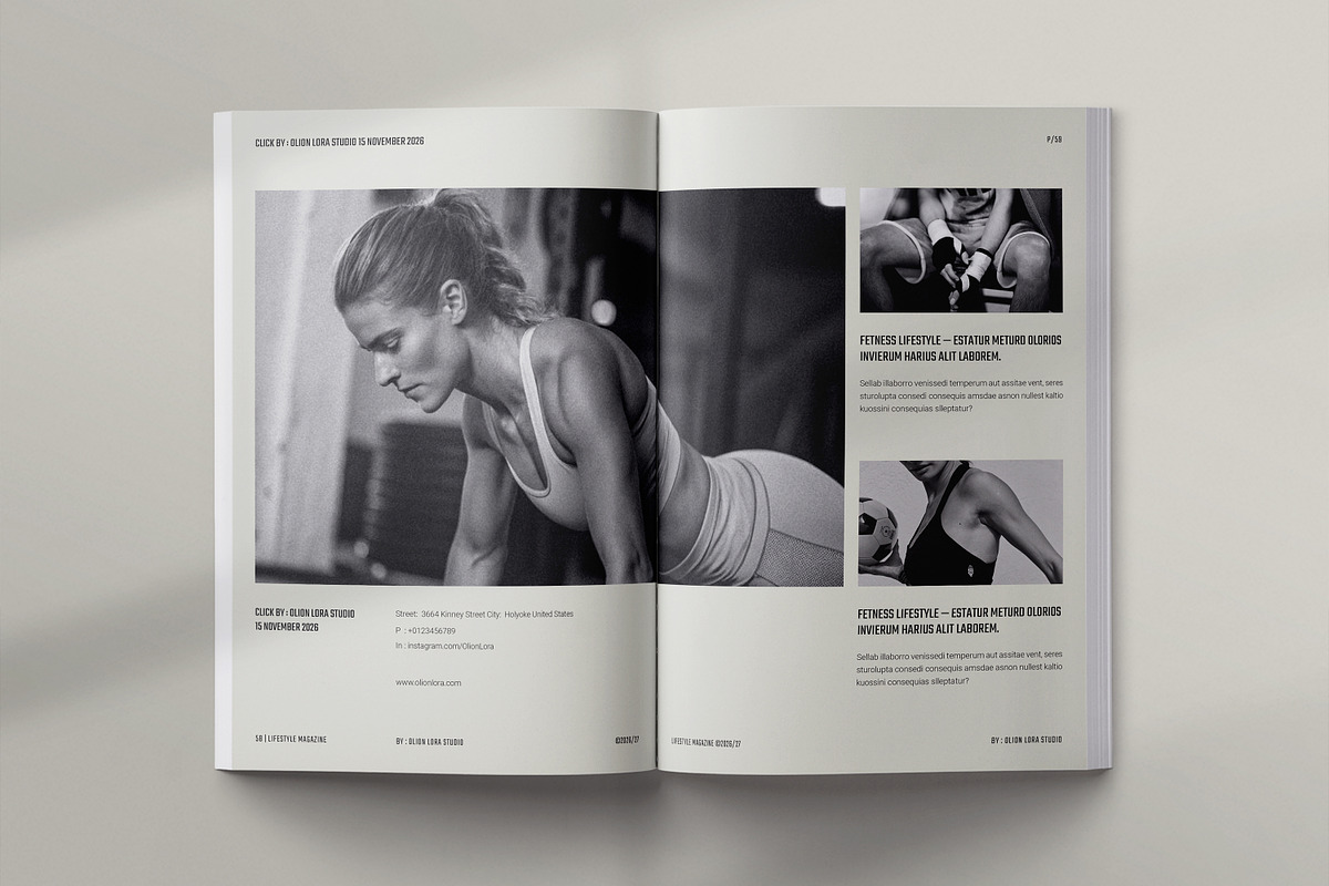 Lifestyle Magazine Template, a Magazine Template by Olion Lora (Photo 19 of 24)
