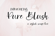 Pure Blush Stylish Script Font, a Font by DailyMiracleDigitals,LLC (Thumbnail 1 of 4)
