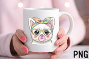 Spring Dog Sublimation Png, an Illustration by Black Bird Studio (Thumbnail 3 of 3)