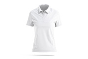 White Women's Polo Shirt 3D Model, an Object 3D Model by rebrandy (Thumbnail 1 of 9)