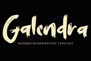 Galendra, a Script Font by pineungtype (Thumbnail 1 of 8)