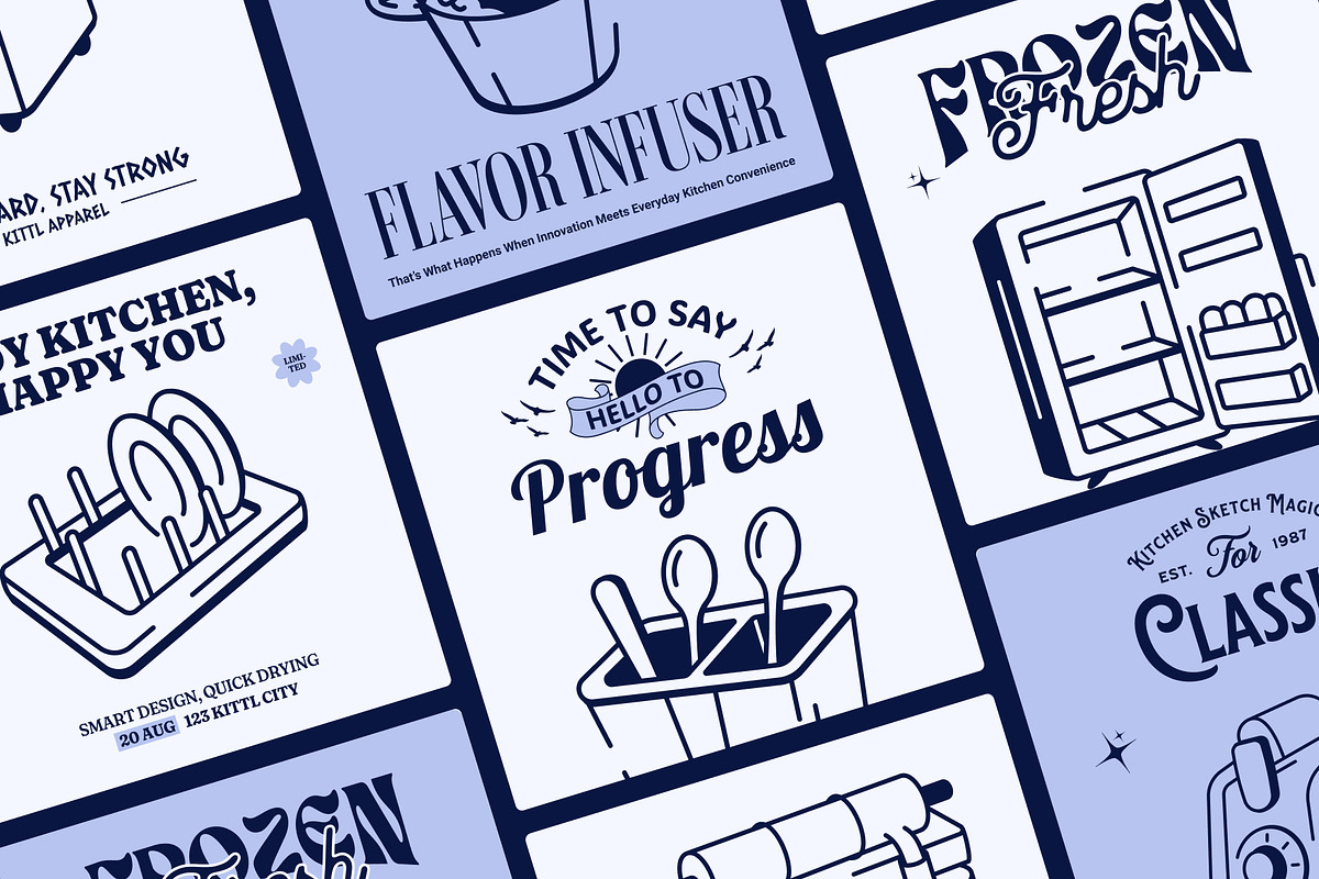 Kitchen Doodle Icon, an Outline Icon by Vectors Market (Photo 3 of 9)