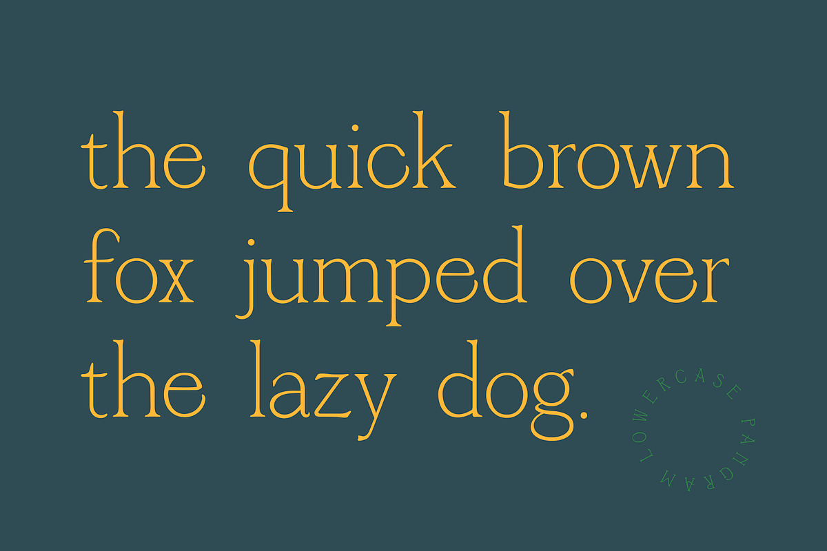 Sycamore — Display Font preview 3