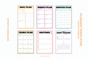 Routines & Goal Planner Set, a Stationery Template by Artflorara (Thumbnail 5 of 9)
