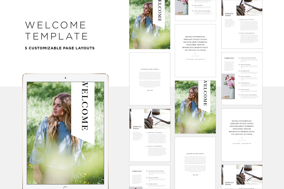 Morgan Creative Template Bundle, a Templates & Theme by Christie Evenson (Photo 8 of 11)
