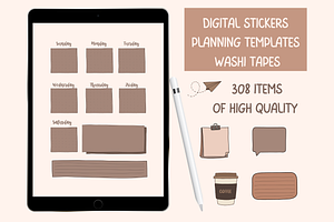 Digital Beige Planning Templates