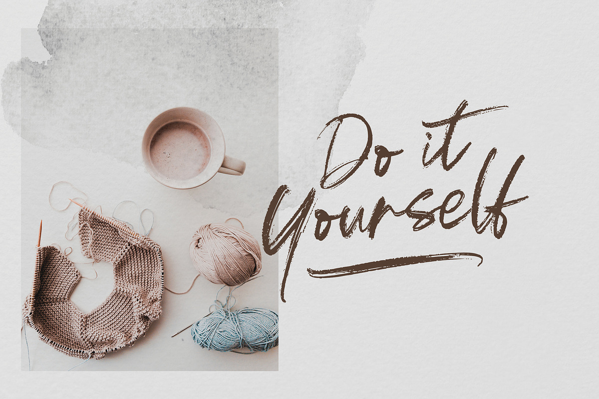 EggShell - Brush Font, a Script Font by Awanstudio (Photo 2 of 10)