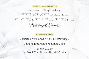 Octhovia Font Duo And Extras