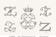 Antique Vintage Monogram Initial Z, an Object Graphic by Antique Monograms (Thumbnail 4 of 4)