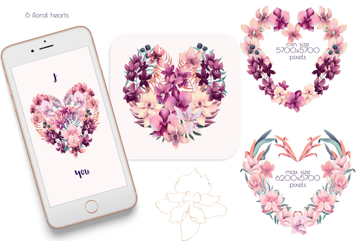 Sunrise Orchid, an Illustration by Salted Galaxy (Photo 8 of 14)