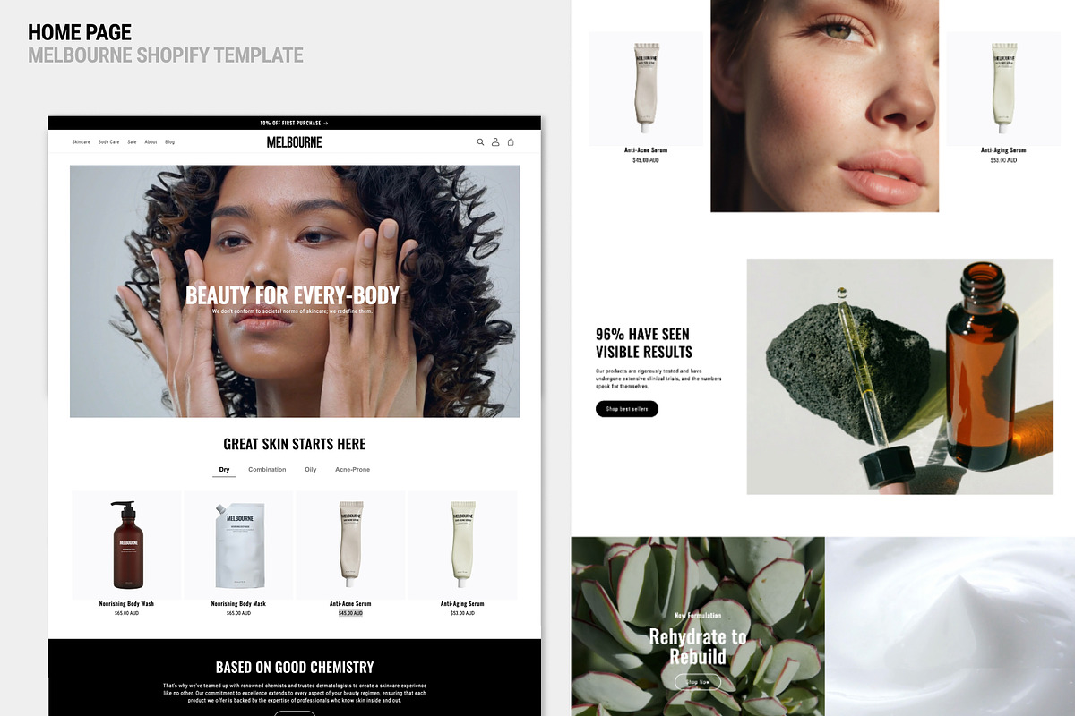MELBOURNE | Beauty Shopify Theme, a Shopify Template by Studio Mayde (Photo 4 of 9)
