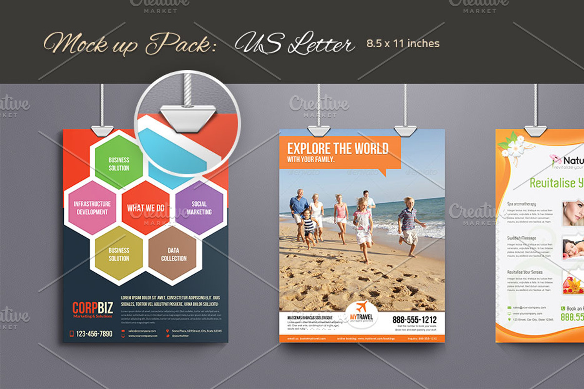 Photorealistic Poster & Flyer Mockup, a Print Template by Saptarang (Photo 4 of 5)