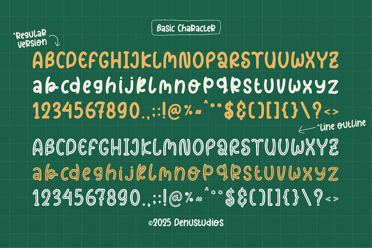 Komachi Wiggler | Cute Playful Font, a Font by Denustudios (Photo 10 of 12)