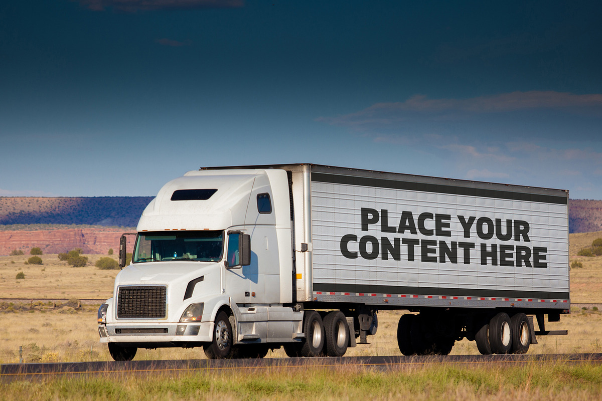 Truck Trailer Mockup Bundle #1, a Mockup by vraiana (Photo 15 of 26)