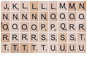 Vintage Scrabble Tiles - 100 Items, an Object Graphic by Offset (Thumbnail 3 of 8)