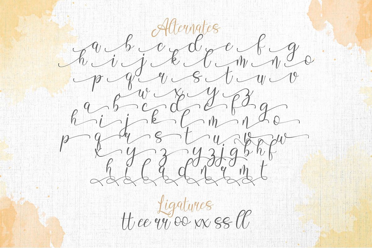 Aisbum Slashey - Modern Script Font, a Script Font by StringLabs (Photo 10 of 10)