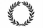 Laurel Wreath Silhouette Set, an Illustration by hafijul (Thumbnail 8 of 9)