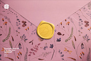 Envelope Close-Up with Wax Seal, a Product Mockup by Custom Scene (Thumbnail 1 of 9)