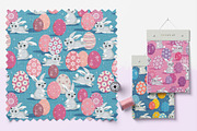 Easter bunnies– Set 1, a Pattern Graphic by Yummy (Thumbnail 5 of 12)