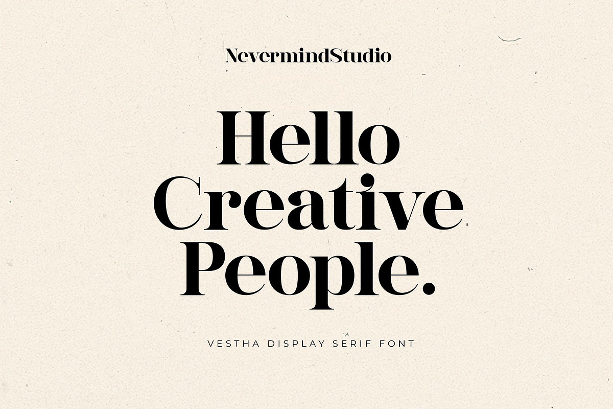 Vestha - Elegant Serif Font, a Serif Font by RantautypeStudio (Photo 2 of 19)