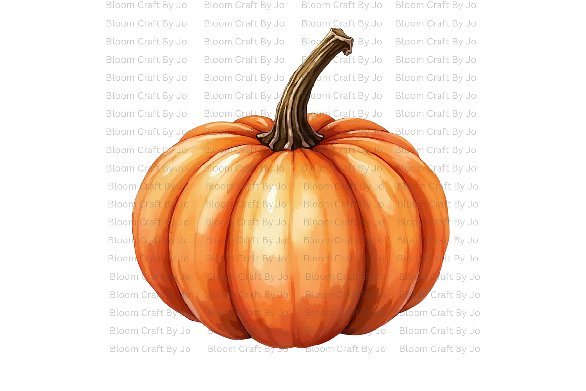 Dusty Orange Pumpkins, a Decorative Illustration by Bloom Craft Creations (Photo 1 of 12)