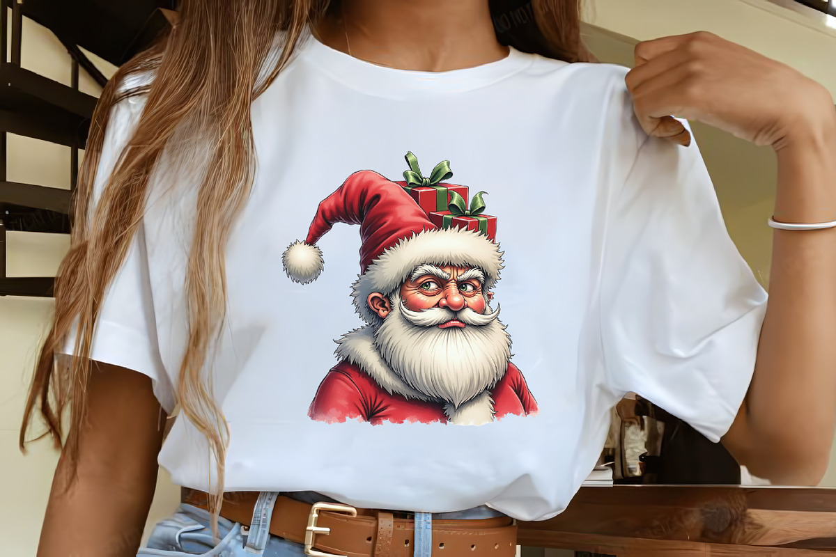 Funny Christmas Santa Clipart Bundle, an Illustration by CrexoraLab (Photo 4 of 5)
