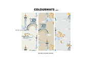 Distant kingdom dragon isle pattern, a Pattern Graphic by Milatoo (Thumbnail 3 of 4)