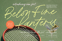 Belon Fine Kanteris Handwritten Font