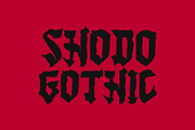 Shodo Gothic, a Blackletter Font by Mirco Zett (Thumbnail 1 of 7)