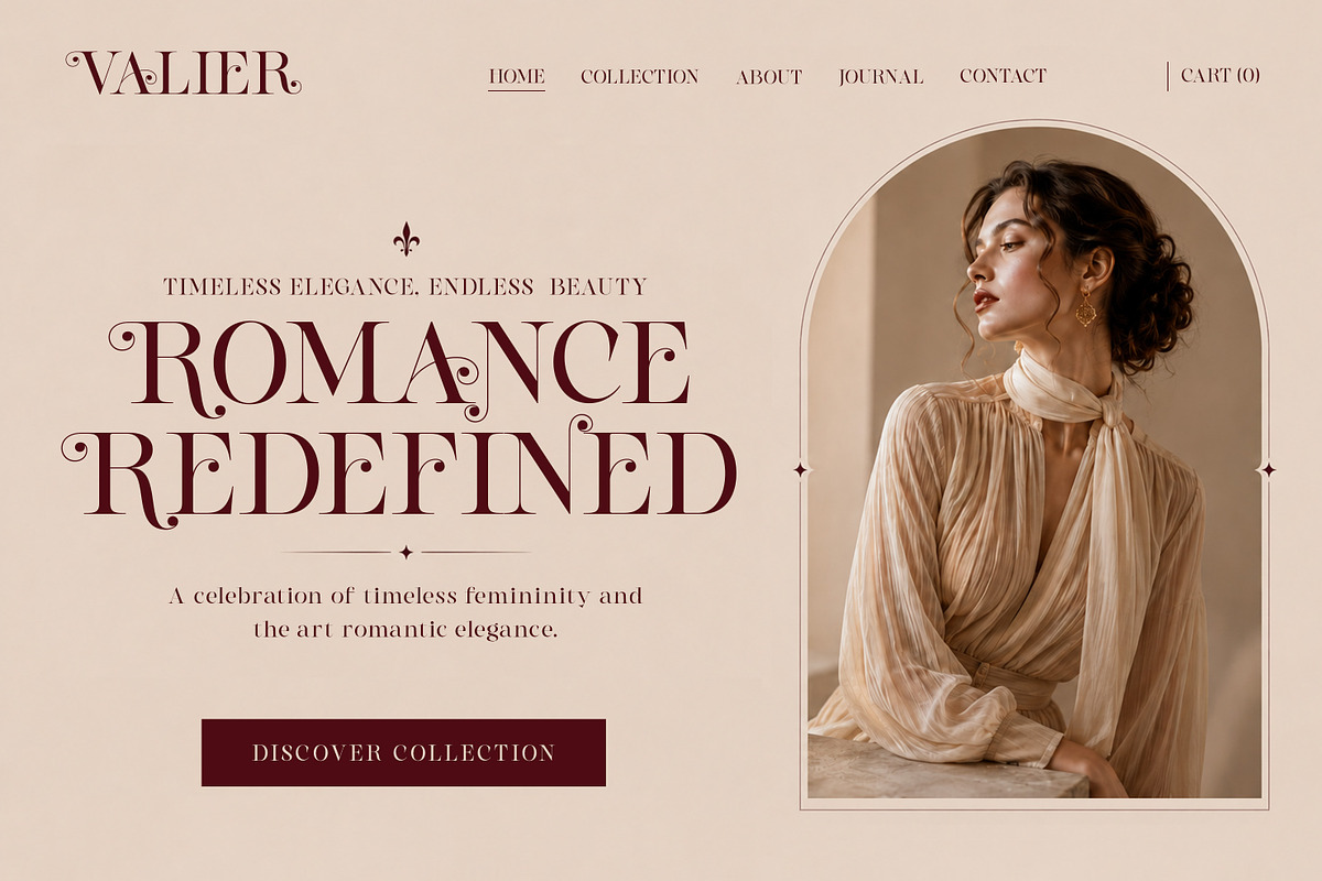 Gts Valier | Romantic Font, a Serif Font by Graptail (Photo 4 of 11)