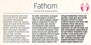 Fathom, a Sans Serif Font by Device (Thumbnail 4 of 11)