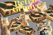 Disco Cats, an Object Graphic by TheCuteShop (Thumbnail 4 of 6)