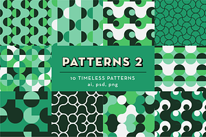 PATTERNS BUNDLE: 100 Geo Patterns