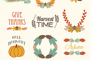 Fall Autumn Elements Vector Clip Art, a Seasonal Illustration by Digital Sugar (Thumbnail 3 of 3)