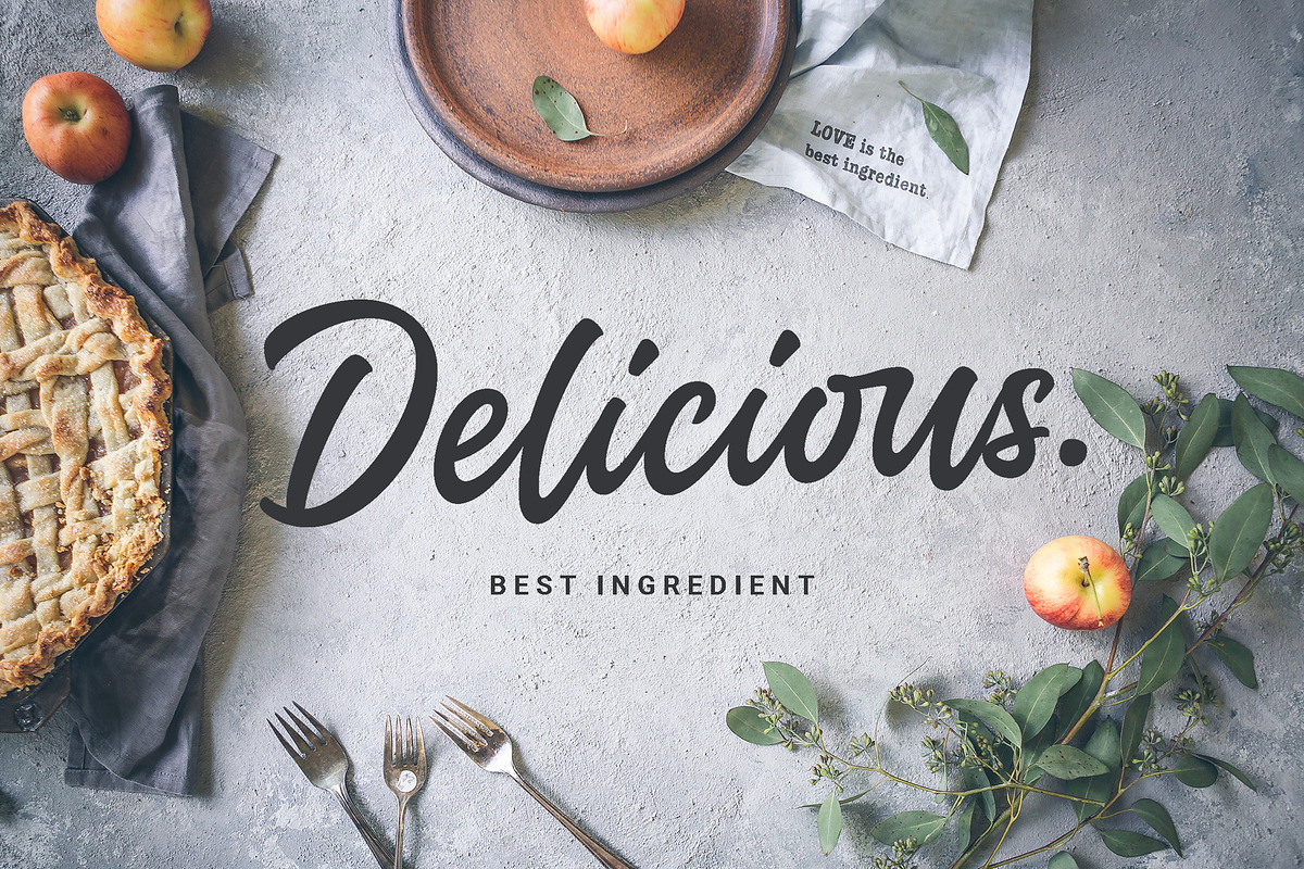 Headey Script, a Script Font by Get Studio