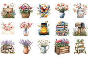 Spring Clipart Bundle, an Illustration by Designking (Thumbnail 3 of 5)