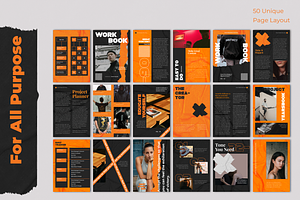 Work Book - Magazine Template