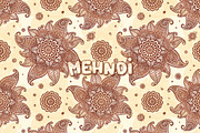 20 Indian mehndy style elements, a Pattern Graphic by Art of Sun (Thumbnail 3 of 7)