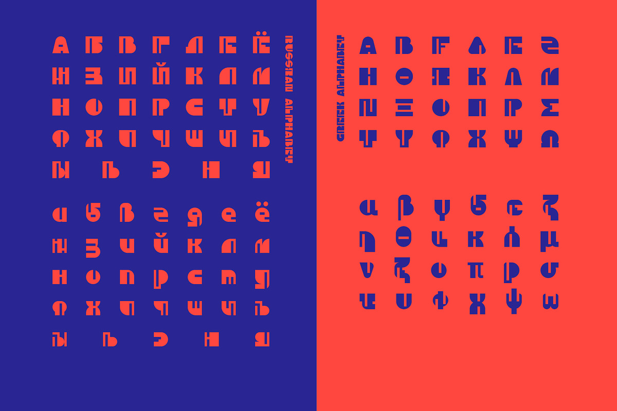 SK Paragrapher — Heavy Modern Font, a Font by Shriftovik Type Foundry (Photo 8 of 10)