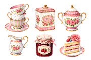 Vintage Tea Collection, an Object Illustration by Iryna Denysova (Thumbnail 4 of 7)