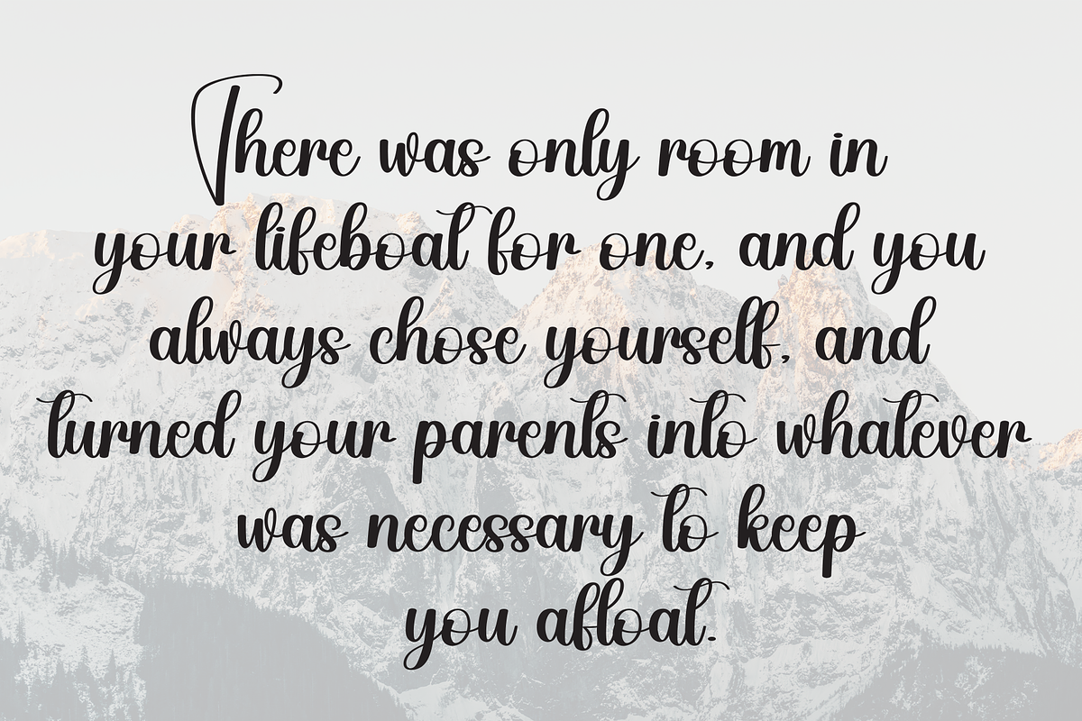 Grandma | Script Font, a Handwritten Font by Scratchones (Photo 6 of 9)