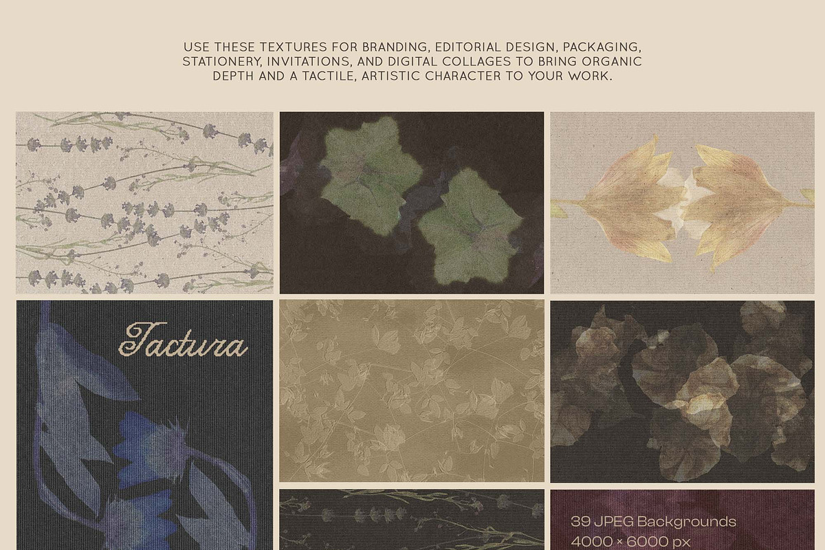 Tactura Artistic Botanical Textures, a Background Graphic by DigARTbyHavroshka (Photo 9 of 13)