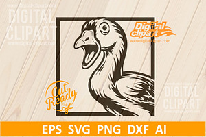 Surprised Goose with SVG