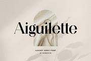 Aiguilette Luxury Serif Font, a Serif Font by UICreative (Thumbnail 1 of 12)