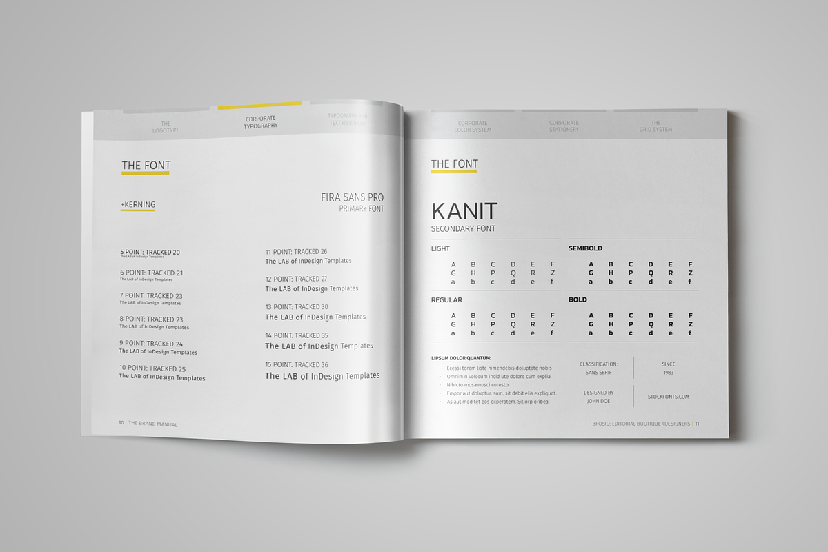Brand Manual Square, a Brochure Template by StockInDesign (Photo 4 of 10)