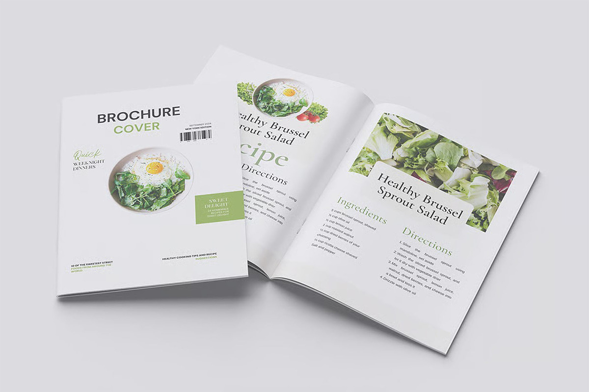 US Letter Brochure Mockup, an Advertising Mockup by zpackcreative (Photo 6 of 6)