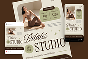 Pilates Studio Class Flyer Set, a Flyer Template by Annora Studio (Thumbnail 2 of 6)